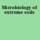 Microbiology of extreme soils