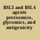 BSL3 and BSL4 agents proteomics, glycomics, and antigenicity /