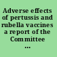 Adverse effects of pertussis and rubella vaccines a report of the Committee to Review the Adverse Consequences of Pertussis and Rubella Vaccines /