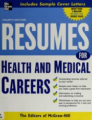 Resumes for health and medical careers /