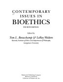 Contemporary issues in bioethics /