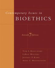 Contemporary issues in bioethics /