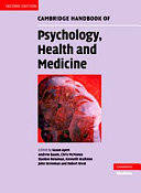 Cambridge handbook of psychology, health and medicine /