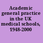 Academic general practice in the UK medical schools, 1948-2000