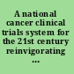 A national cancer clinical trials system for the 21st century reinvigorating the NCI cooperative group program /