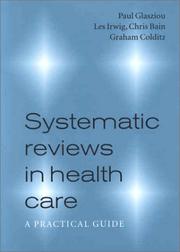 Systematic reviews in health care : a practical guide /