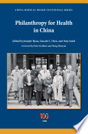 Philanthropy for health in China /