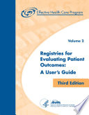 Registries for evaluating patient outcomes : a user's guide /