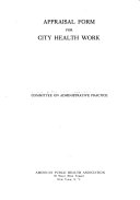 Appraisal form for city health work