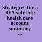 Strategies for a BEA satellite health care account summary of a workshop /