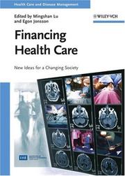 Financing health care : new ideas for a changing society /