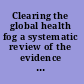 Clearing the global health fog a systematic review of the evidence on integration of health systems and targeted interventions /