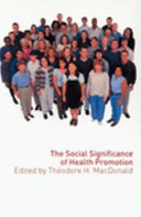 The social significance of health promotion /