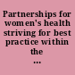 Partnerships for women's health striving for best practice within the UN Global Compact /