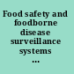 Food safety and foodborne disease surveillance systems proceedings of an Iranian-American workshop /