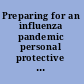 Preparing for an influenza pandemic personal protective equipment for healthcare workers /