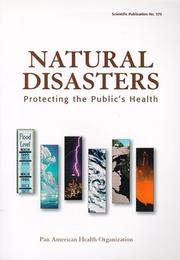 Natural disasters : protecting the public's health.