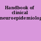 Handbook of clinical neuroepidemiology