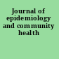Journal of epidemiology and community health