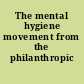 The mental hygiene movement from the philanthropic standpoint.