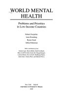 World mental health : problems, and priorities in low-income countries /