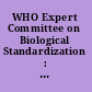 WHO Expert Committee on Biological Standardization : sixty-first report.