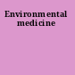 Environmental medicine