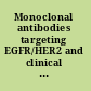 Monoclonal antibodies targeting EGFR/HER2 and clinical outcomes in cancer treatment /