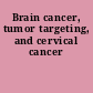 Brain cancer, tumor targeting, and cervical cancer