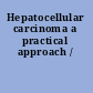 Hepatocellular carcinoma a practical approach /