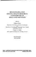 Behavioural and mental health research : a handbook of skills and methods /