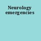 Neurology emergencies