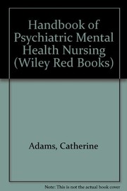 Handbook of psychiatric mental health nursing /