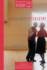 Geriatric psychiatry /