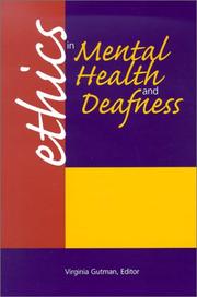 Ethics in mental health and deafness /