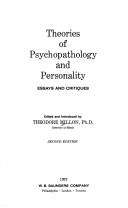 Theories of psychopathology and personality ; essays and critiques /