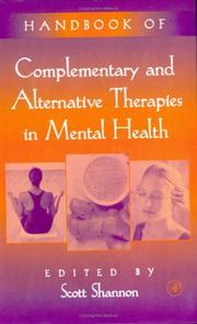 Handbook of complementary and alternative therapies in mental health /