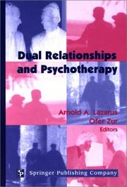 Dual relationships and psychotherapy /