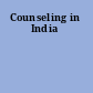 Counseling in India