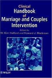 Clinical handbook of marriage and couples interventions /