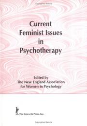 Current feminist issues in psychotherapy /