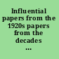 Influential papers from the 1920s papers from the decades in International journal of psychoanalysis key papers series /