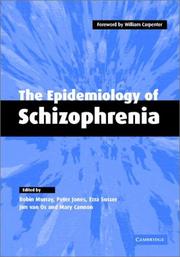 The epidemiology of schizophrenia /