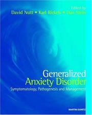 Generalized anxiety disorder : symptomatology, pathogenesis, and management /