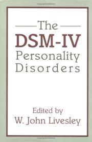 The DSM-IV personality disorders /
