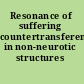 Resonance of suffering countertransference in non-neurotic structures /