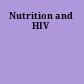 Nutrition and HIV