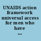 UNAIDS action framework universal access for men who have sex with men and transgender people.