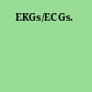 EKGs/ECGs.