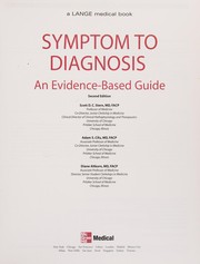 Symptom to diagnosis an evidence-based guide /